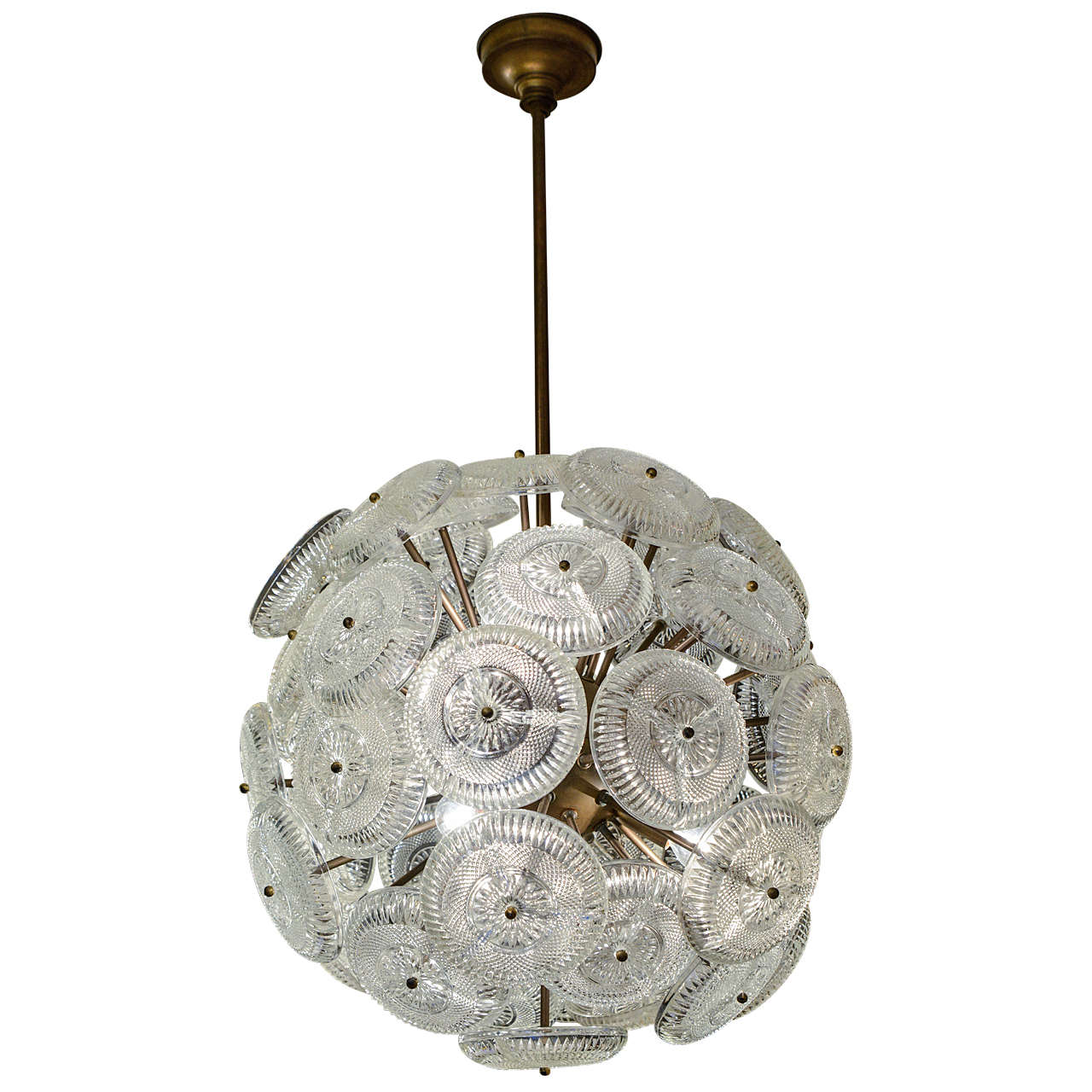 Small Sputnik Style French Chandelier at 1stDibs