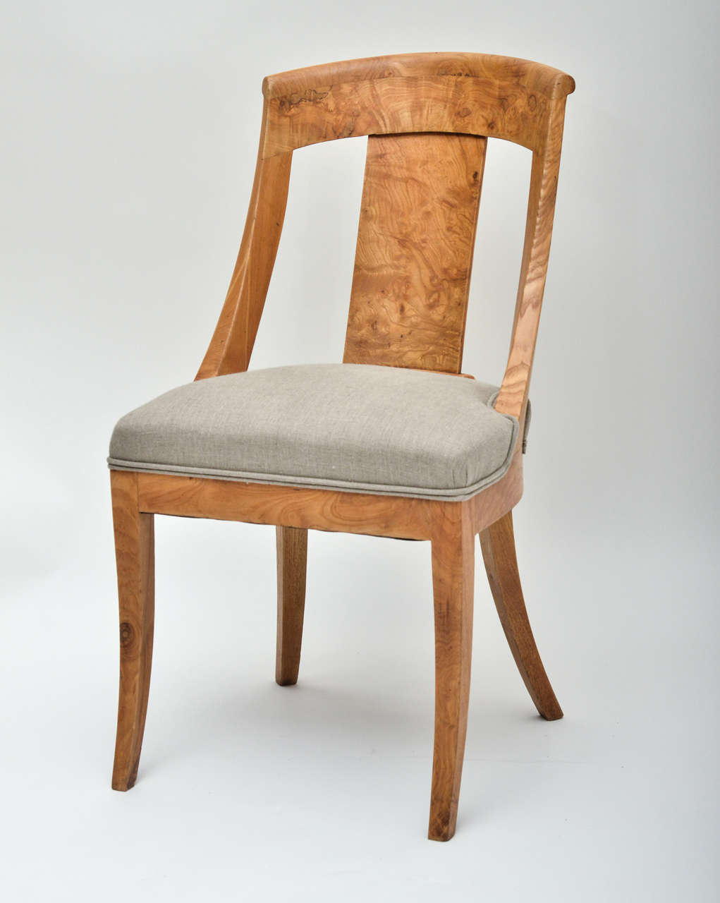 Set of Four Early 19th Century Biedermeier Dining Chairs 1
