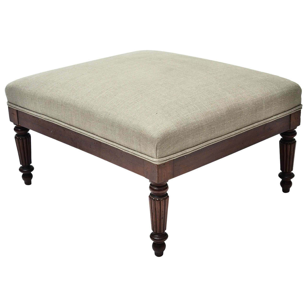 Early 19th Century Upholstered Stool