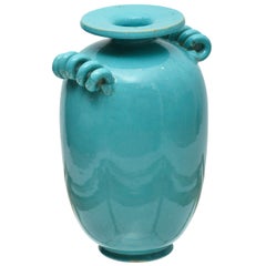 Mid-Century Modern Dutch Art Deco Pottery Vase by Geuren