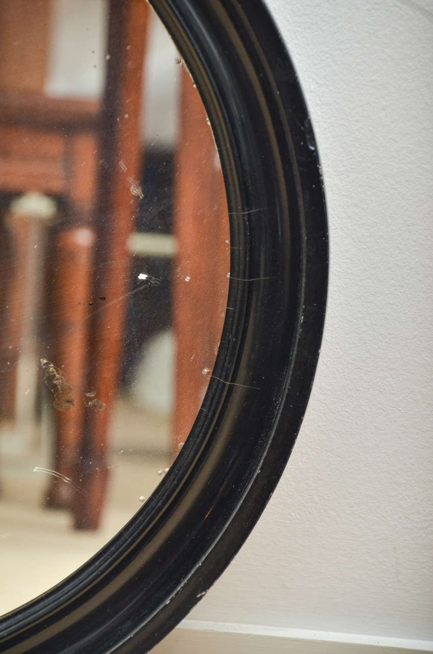 Pair of  19th Century English Ebonized Mirrors In Good Condition For Sale In East Hampton, NY