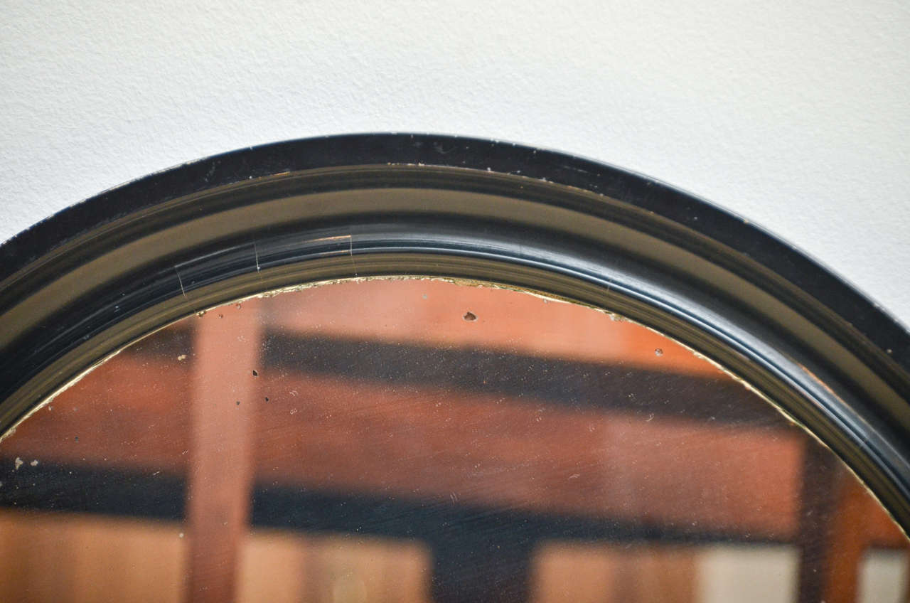 Pair of  19th Century English Ebonized Mirrors For Sale 1