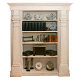 Federal-Style Bookcase with Architectural Columns