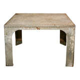Riveted Galvanized Table