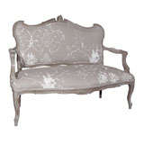 French Rococo Style Settee