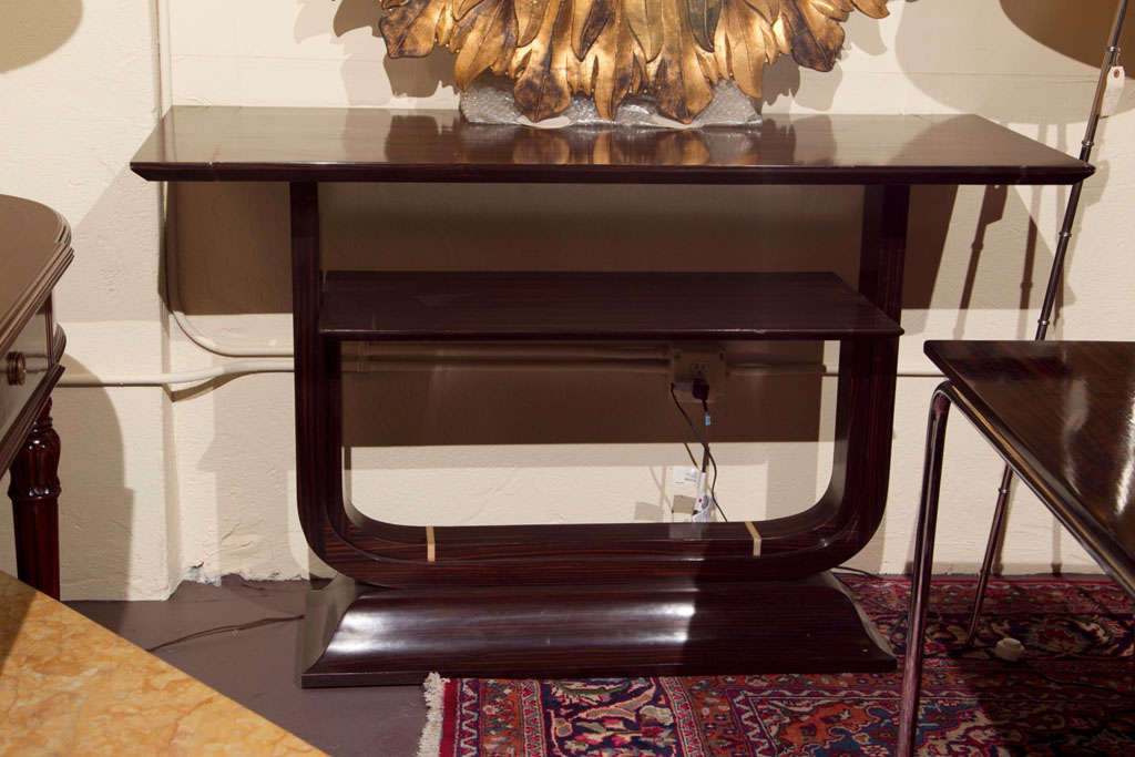 Pair of Art Deco Rosewood Console Tables