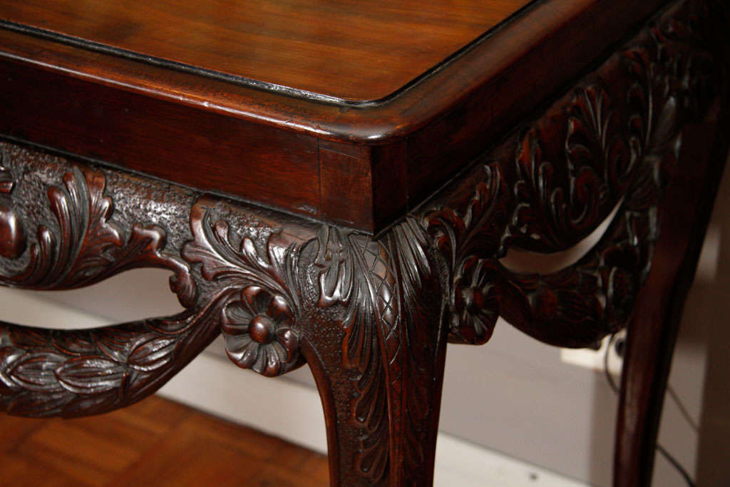 19th Century Irish Mahogany Mask Table