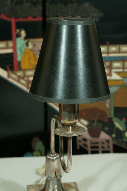 Pair of Tommi Parzinger Gooseneck Lamps