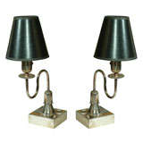 Vintage Pair of Tommi Parzinger Gooseneck Lamps