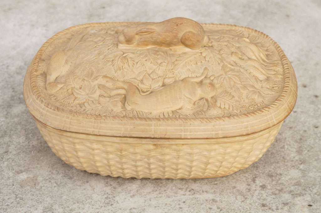 Rabbit themed Caneware-Stoneware