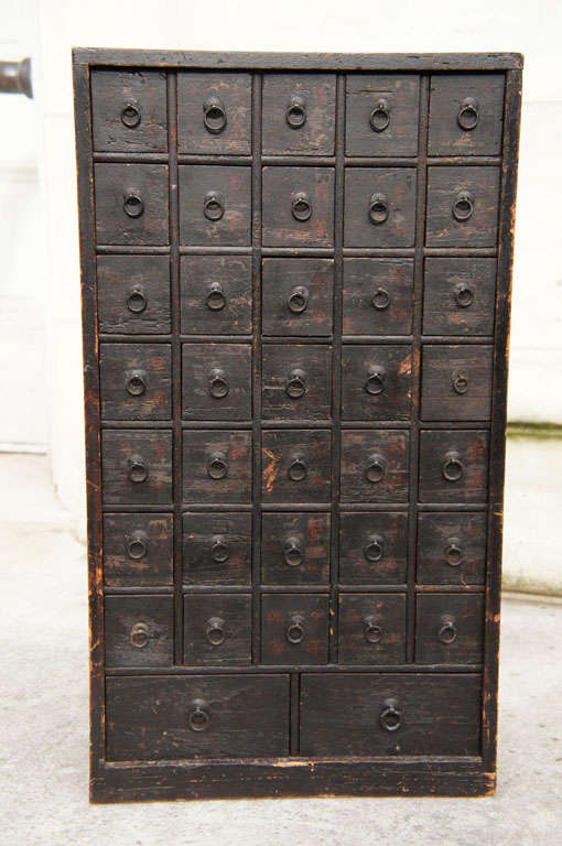 19th Century Japanese Seed Chest