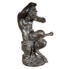 Bronze Satyr Sculpture 10