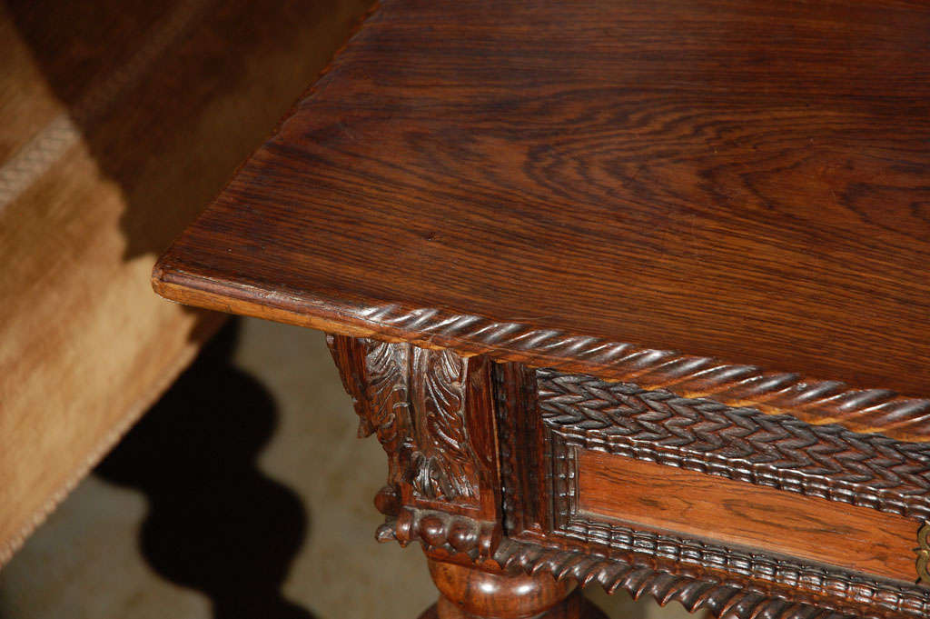 Ebony Portuguese Mesa Table For Sale