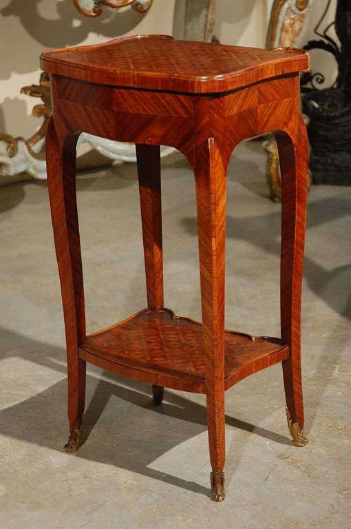 Bronze Delicate, Marquetry Side-Table