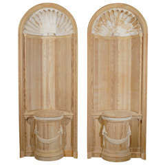 Pair of American Shell Niches