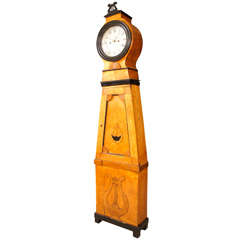 Biedermeier Longcase Clock