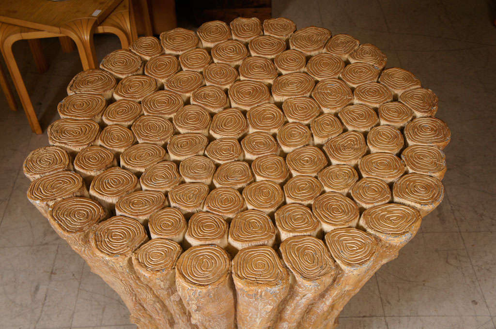 Faux Wood Table Base at 1stDibs faux wood furniture, custom wood