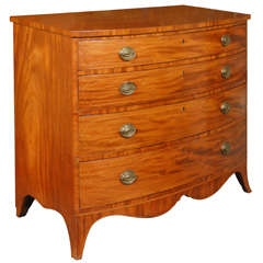 Antique A 19th c. Mahogany Chest of Drawers