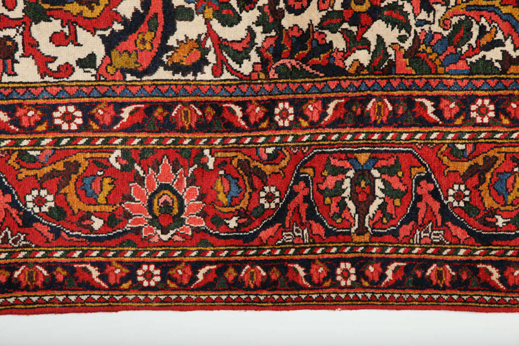 20th Century Antique 1920s Persian Bakhtiari Rug, 7x11