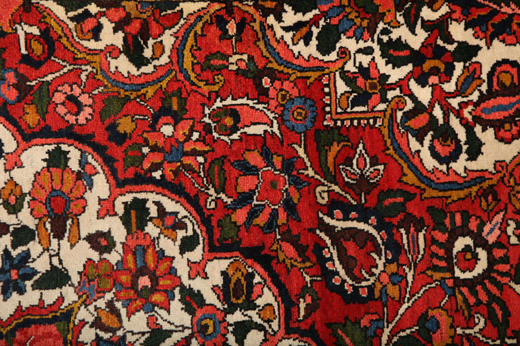 Antique 1920s Persian Bakhtiari Rug, 7x11 2