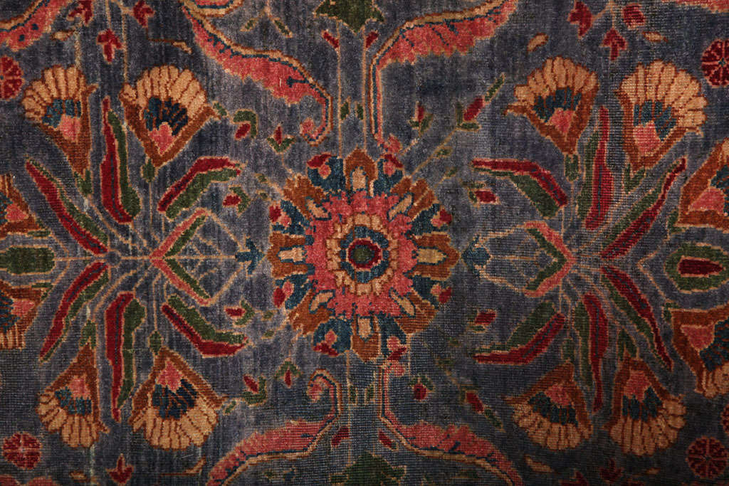 Lana Antico tappeto persiano Fereghan del 1870, lana, 10' x 18' in vendita