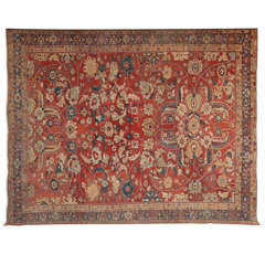 Persian Sultanabad Carpet Circa 1870 in Handspun Wool and Vegetable Dyes 10