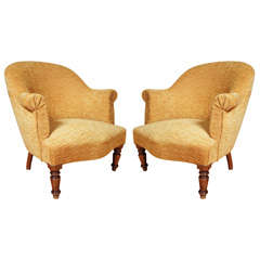 Pair of French side chairs, 1930
s