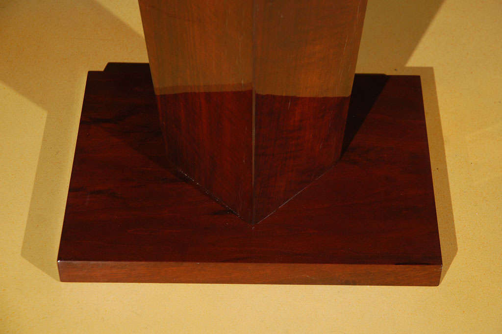 Art Deco Tapered Base Occasional Table In Good Condition In Beverly Hills, CA