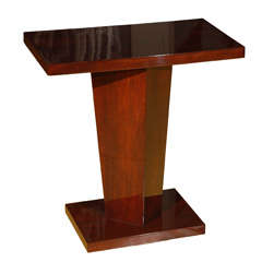 Art Deco Tapered Base Occasional Table