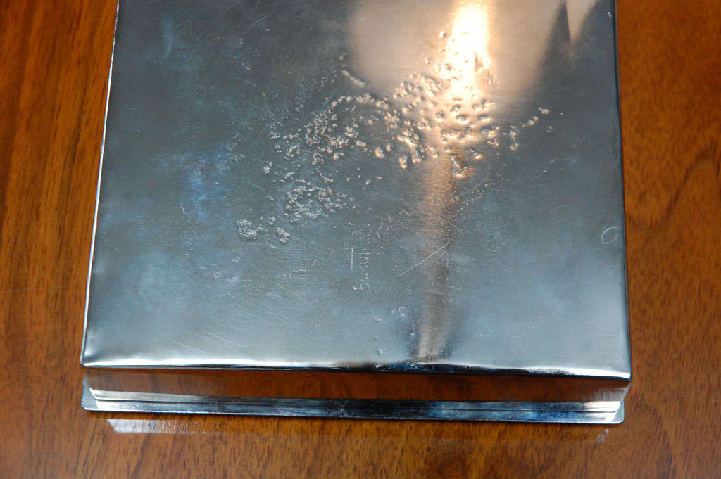 Silver Plated Box For Sale 1