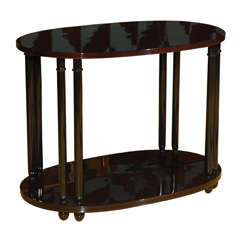 Art Deco Oval Occasional Table