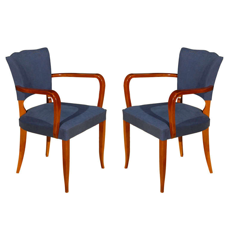 Hungarian Art Deco Chairs For Sale