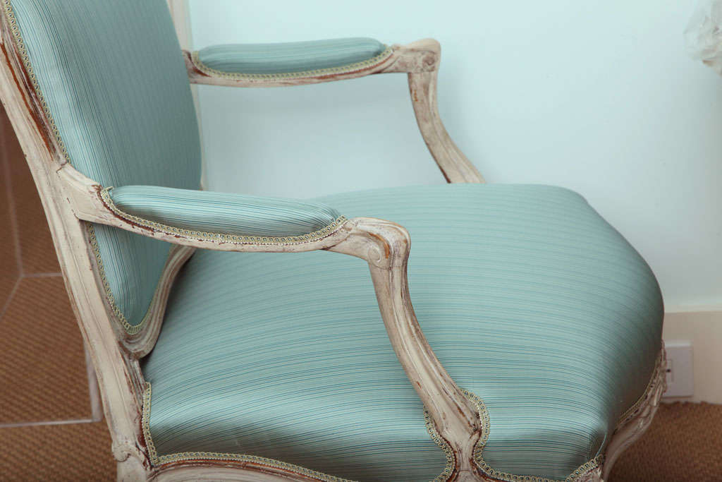 A Pair of Louis XV Style Fauteuils 2