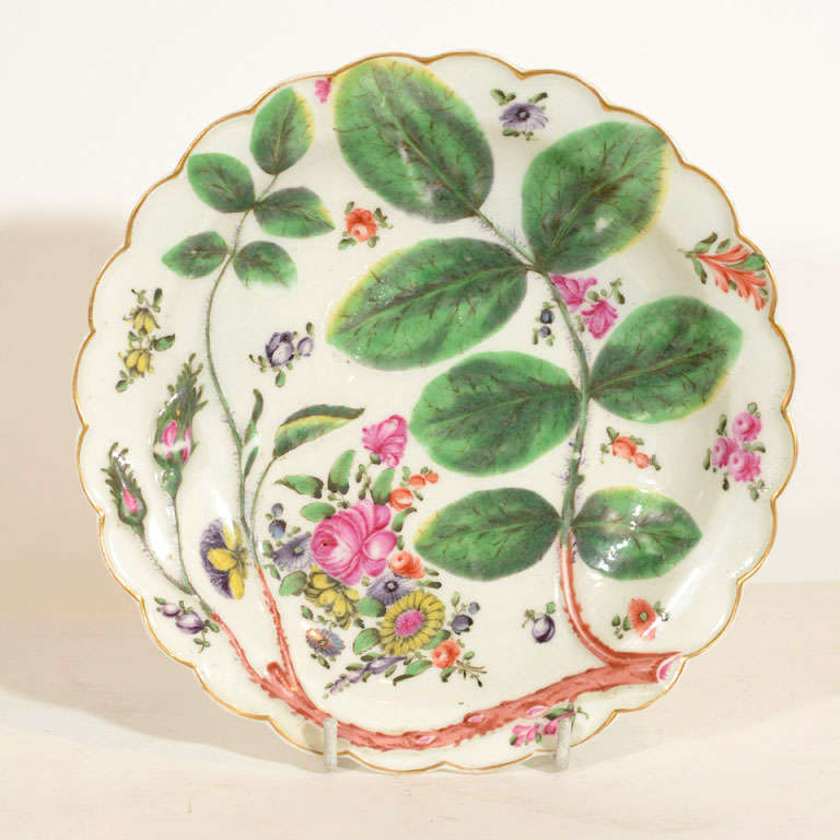 A Worcester Porcelain "Blind Earl" Dish