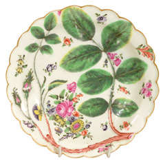 A Worcester Porcelain "Blind Earl" Dish