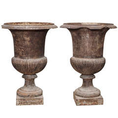 Pair of Early 19 Century Neoclassical Urns