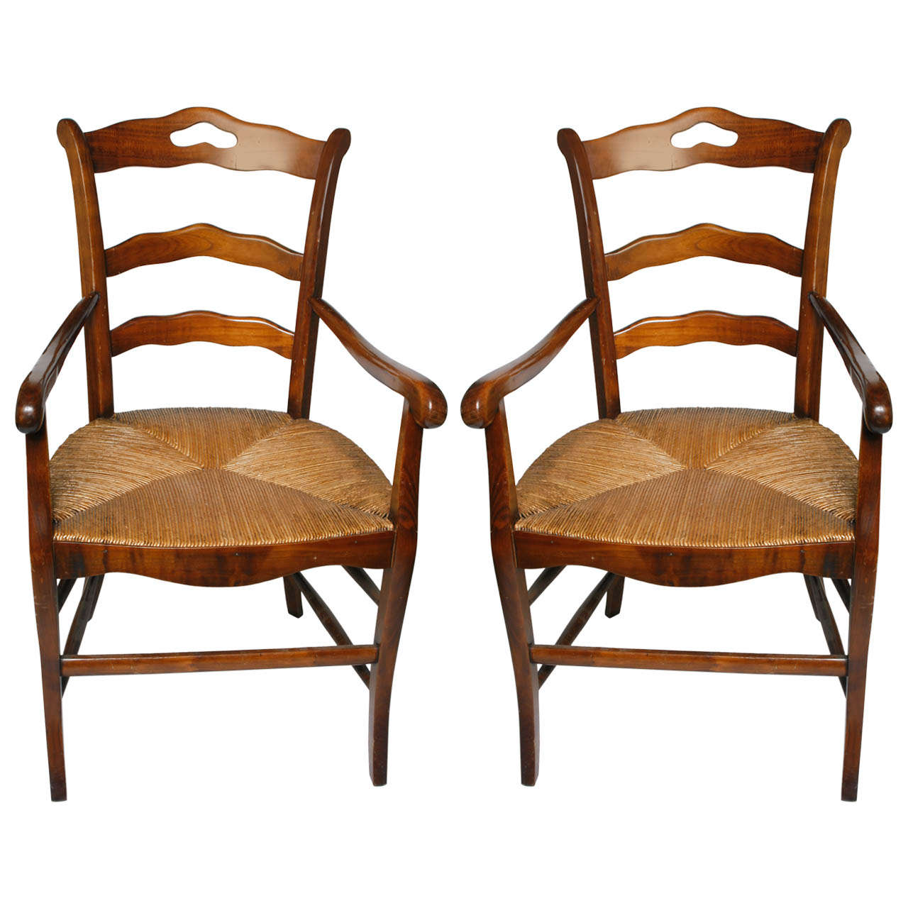 French RushSeat Chairs For Sale at 1stDibs