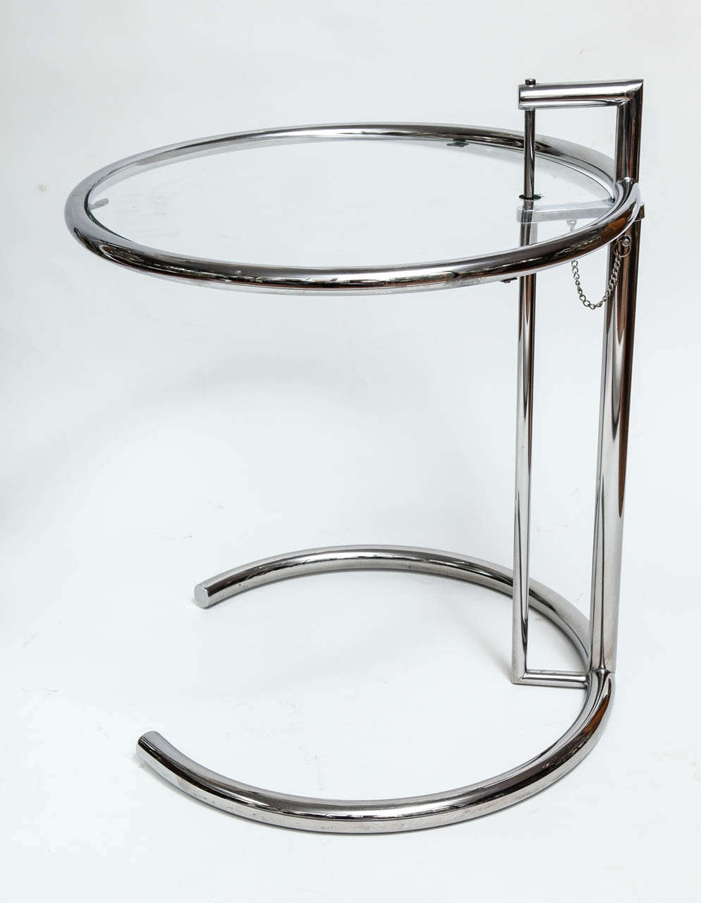 20th Century Eileen Grey Adjustable Circular Side Tables
