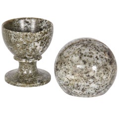 Vintage Swedish Kolmard Marble Pieces
