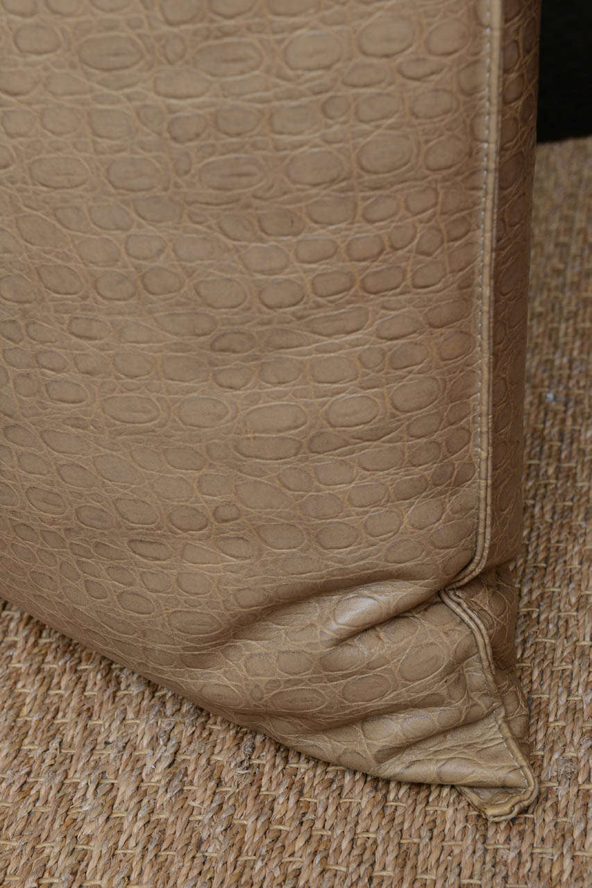 Gigantic Leather Armani Pillow 2