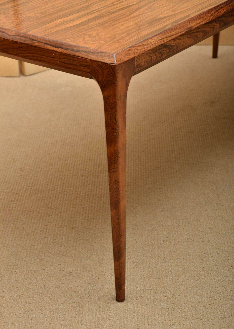 Rosewood Coffee Table In Good Condition In East Hampton, NY