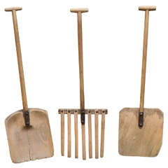 19th Century Suffolk Sycamore Brewery Tools