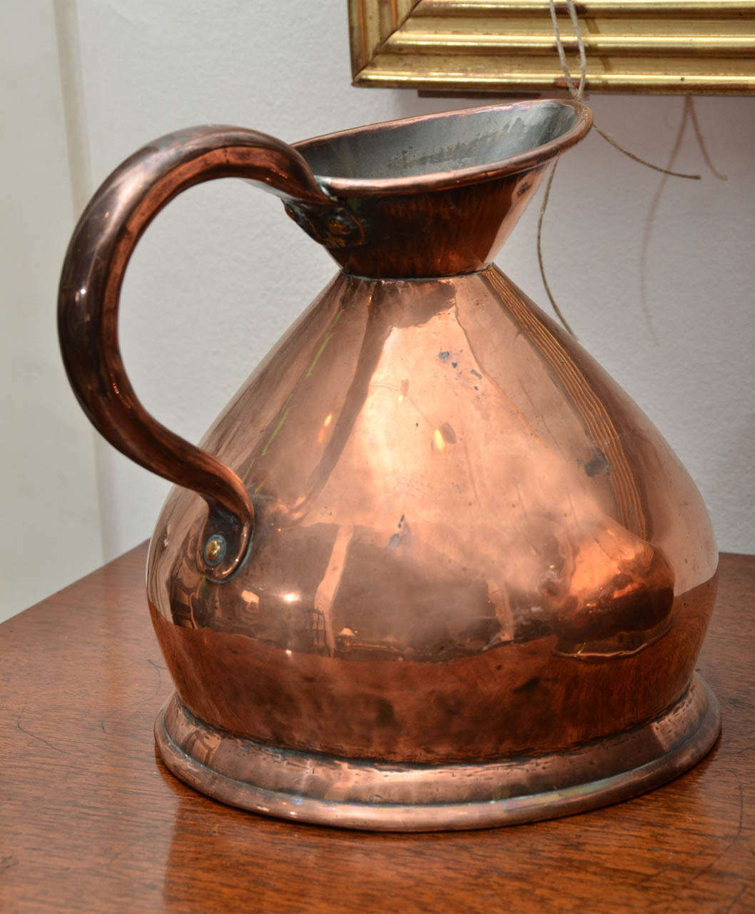 Matched Set of 19th Century Copper Pitchers 'Stamped' For Sale 3