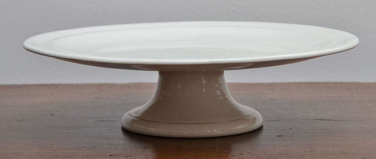 Turn-of-the-Century Ironstone Cake Stand