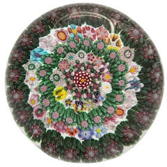 Drew Ebelhare Close-Concentric Millefiori Paperweight