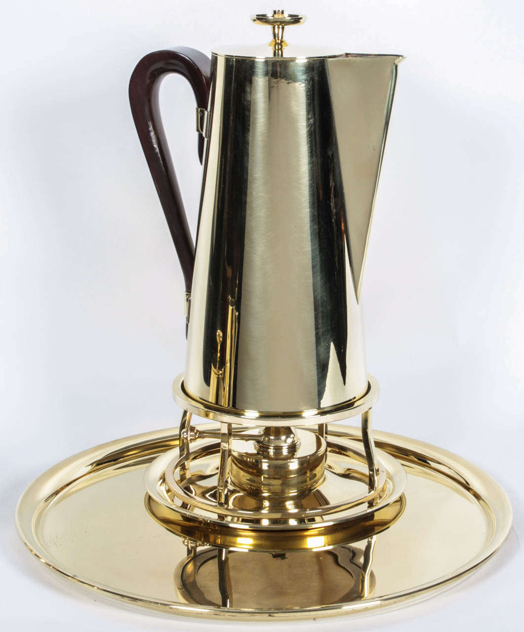 American Tommi Parzinger Brass Coffee Service
