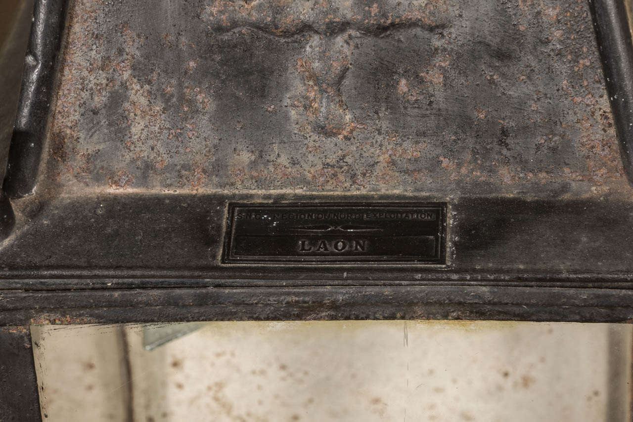 Iron Pair of 19th c. French Railroad Lanterns