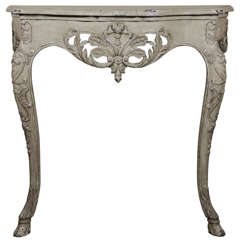Early 19th c. Hand-carved Console