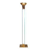 Brass And  Lucite  Floor  Lamp  By  Vitossi