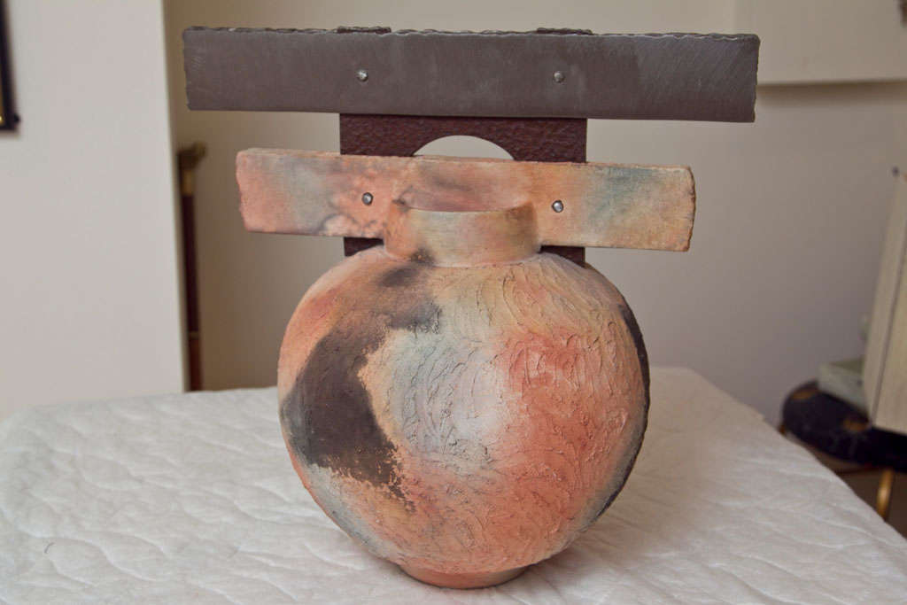 Tom Neugebauer Ceramic Hand Made Display Pot